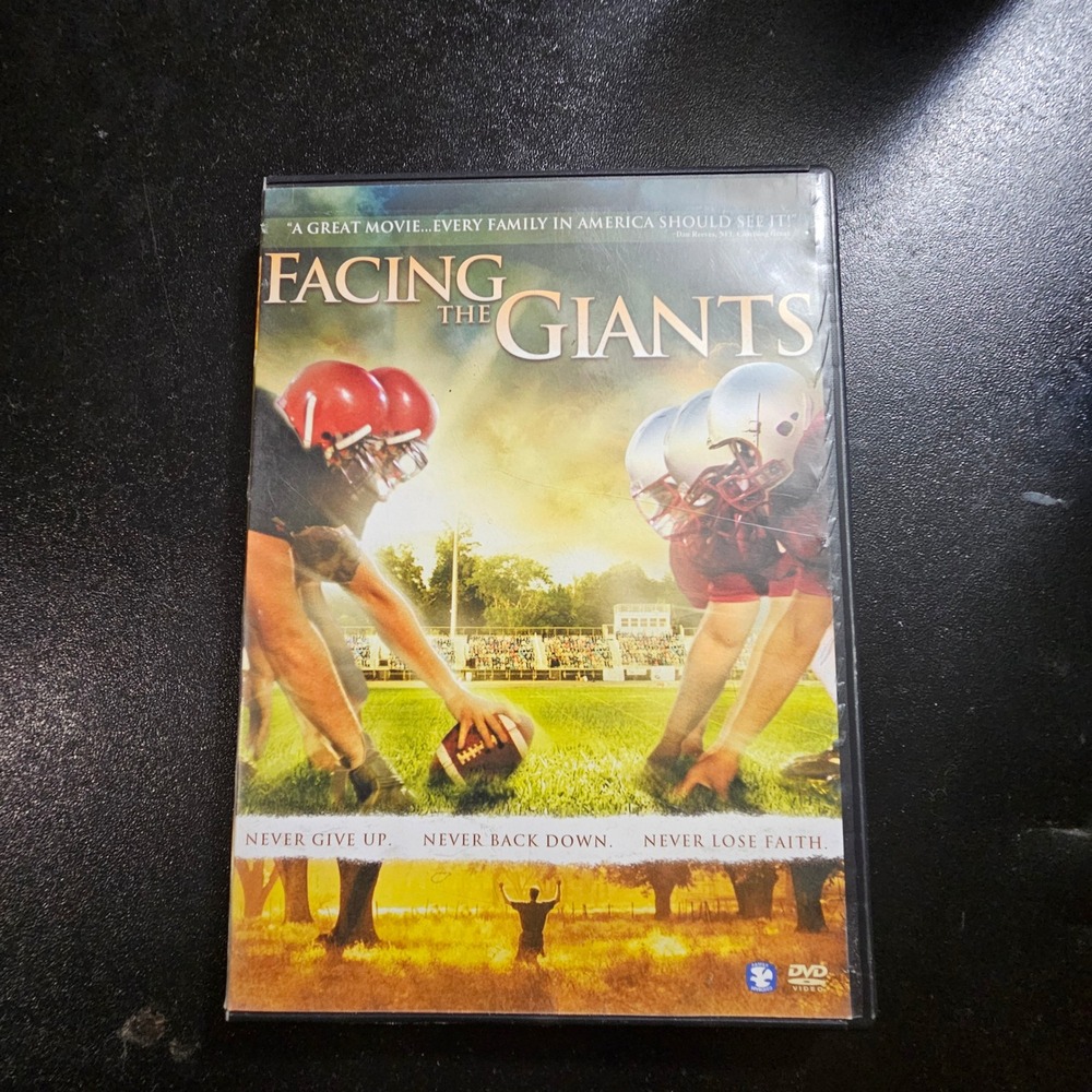 Facing the Giants DVD 2007 Christian Football Movie Sony Pictures Alex Kendrick
